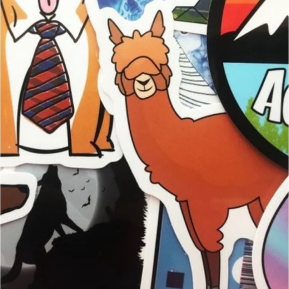 Alpaca Vinyl Sticker - Picture 1 of 11